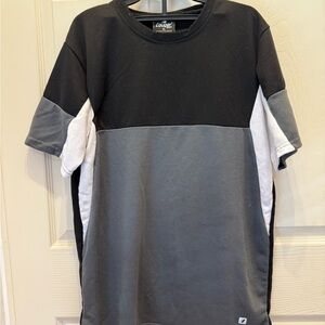 Cougar Men's Colorblock Tee - Black, Gray, White